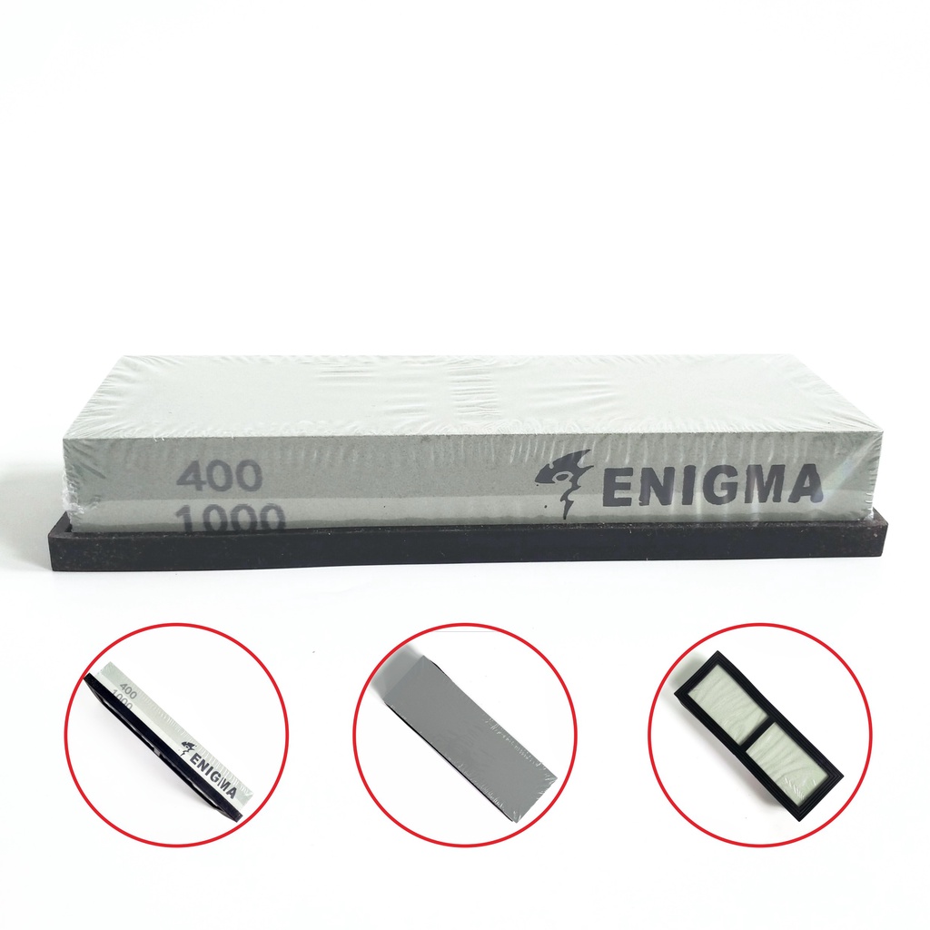 BATU ASAHAN GRIT 400/1000 - WHETSTONE - PENGASAH PISAU - ENIGMAZONE
