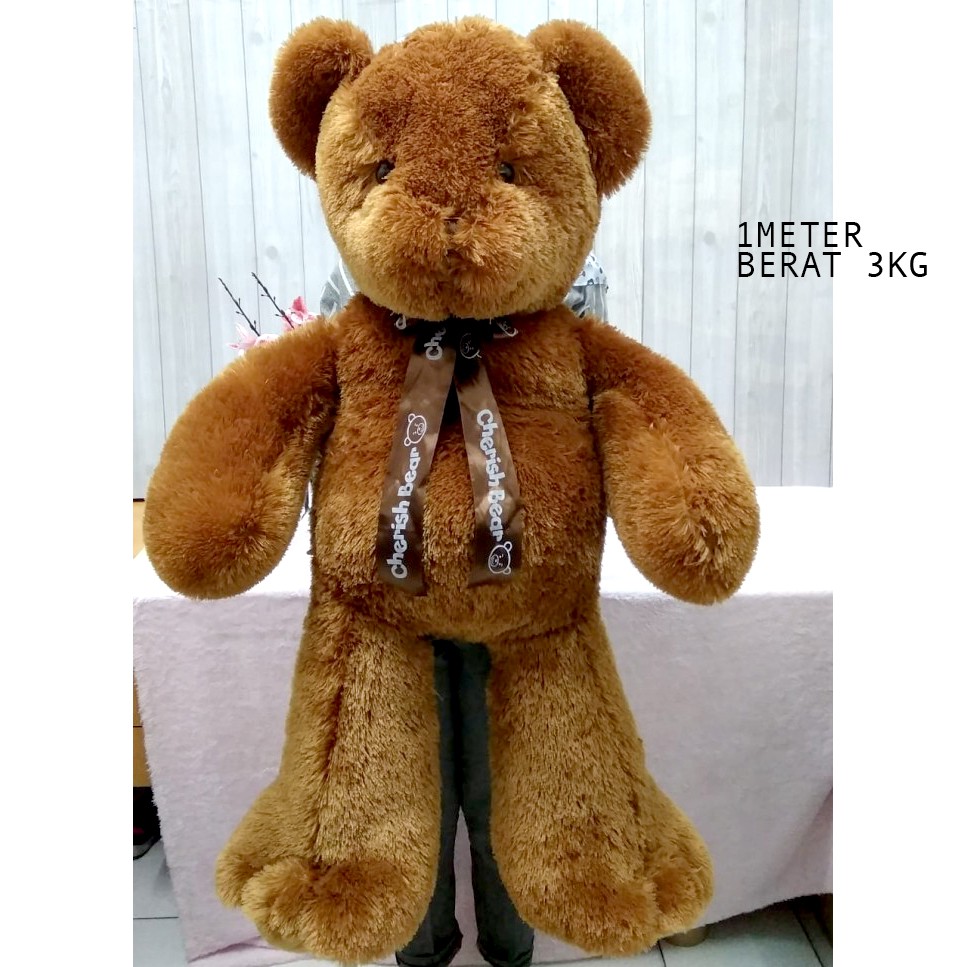 Boneka Teddy Bear Gulifer uk.1meter bahan lembut banget bear beruang tedy kado souvenir guliver