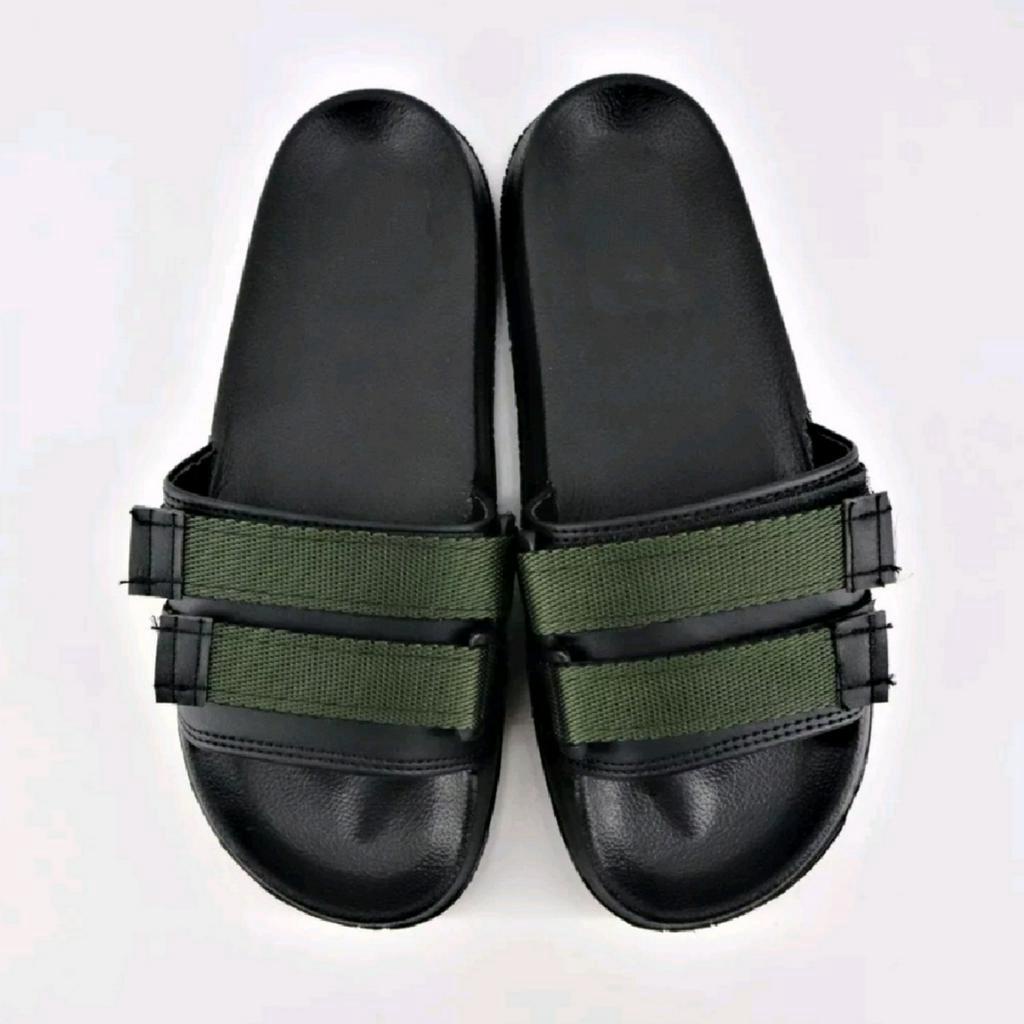 Furenic Sandal Selop Pria Slip On Slide Slop Casual Anti Slip Original - Stewart