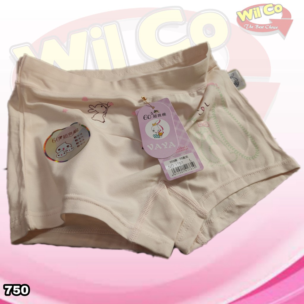 K750 - CELANA DALAM  BOXER ANAK CEWEK VAYA SIZE M - L - XL HARGA PER 1 PCS