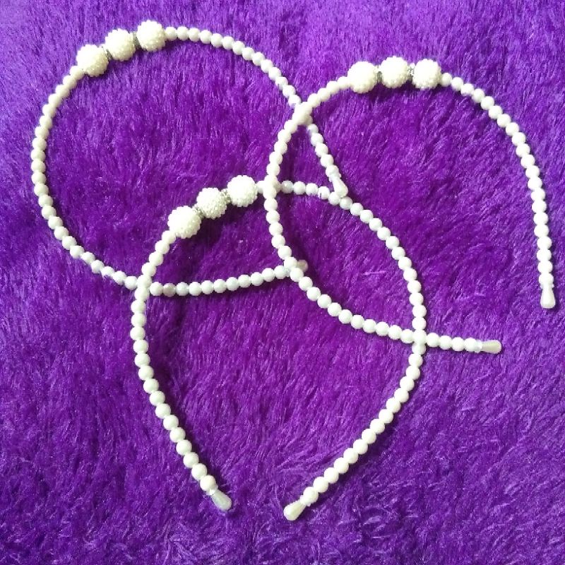 Bando Rambut mutiara/Bando korea/Headband wanita/Bandana Aksesoris rambut/bando pearl/Bando Anak/ban