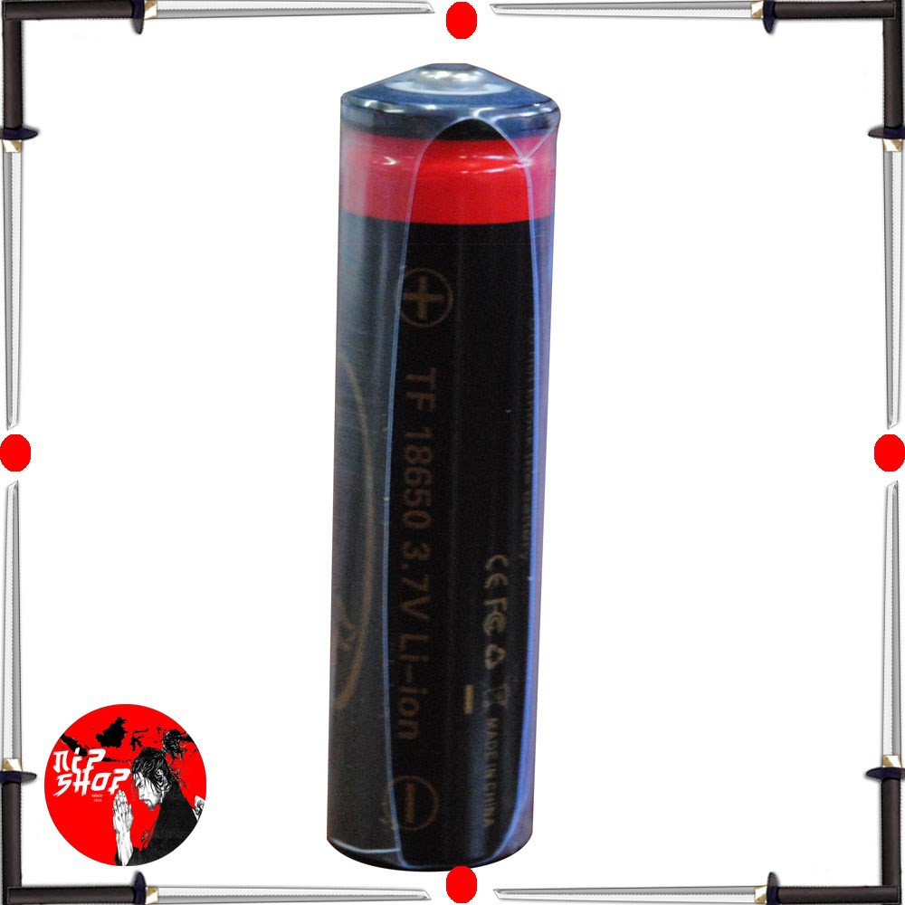 Trustfire Baterai Li-ion 18650 6000mAh 3.7V Button Top - BRC 18650 - Golden