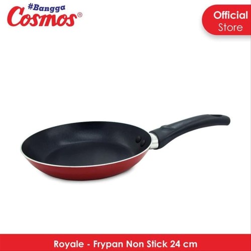 COSMOS Panci Penggorengan / Wajan Teflon Anti Lengket 24 Cm / Fry Pan CFP 24 R
