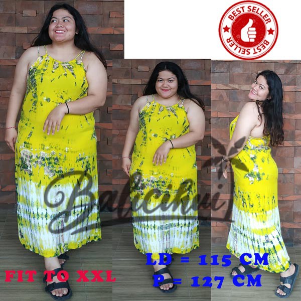 Balicihui Daster Pelangi Jumbo Panjang Bali Daster Jumbo Pelangi Fit To XXL Daster Jumbo Wanita