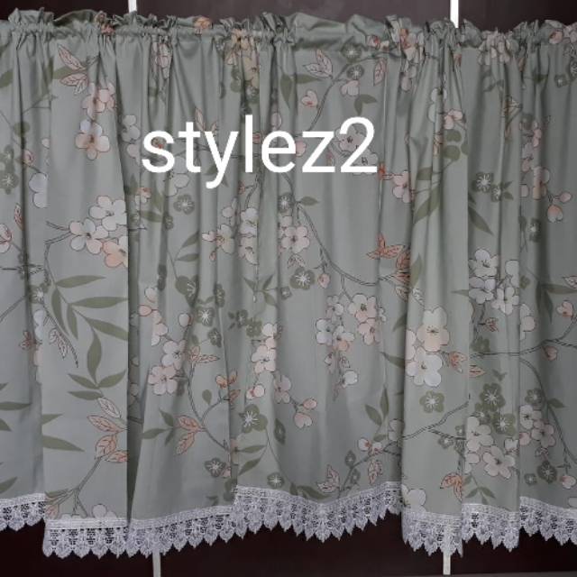 Gorden kolong dapur renda