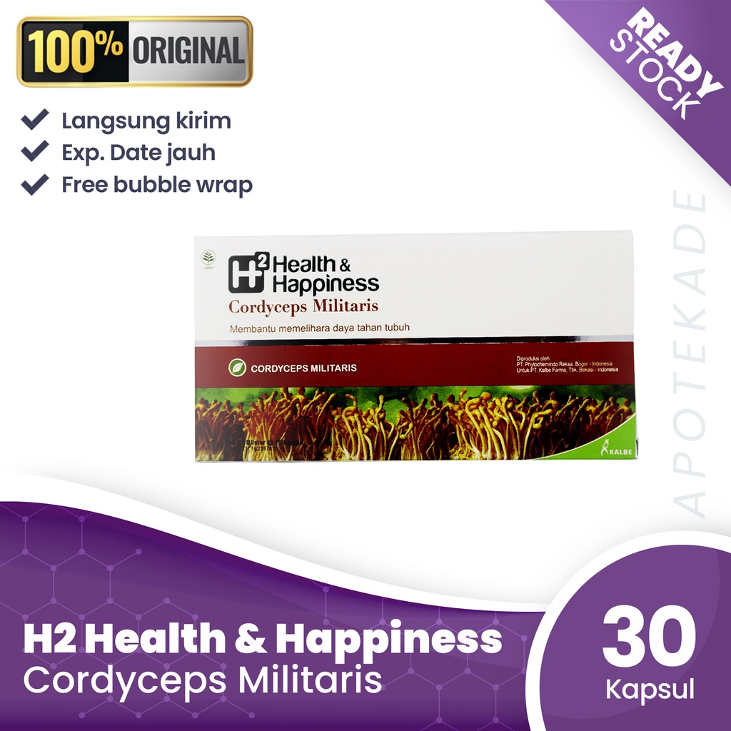 H2 CORDYCEPS MILITARIS 30 KAPSUL