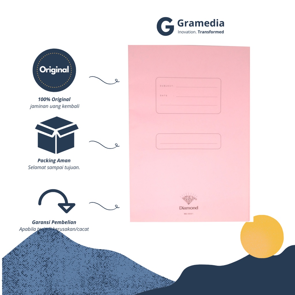 

Gramedia Cikupa- DIAMOND STOP MAP 5002 PINK ABM