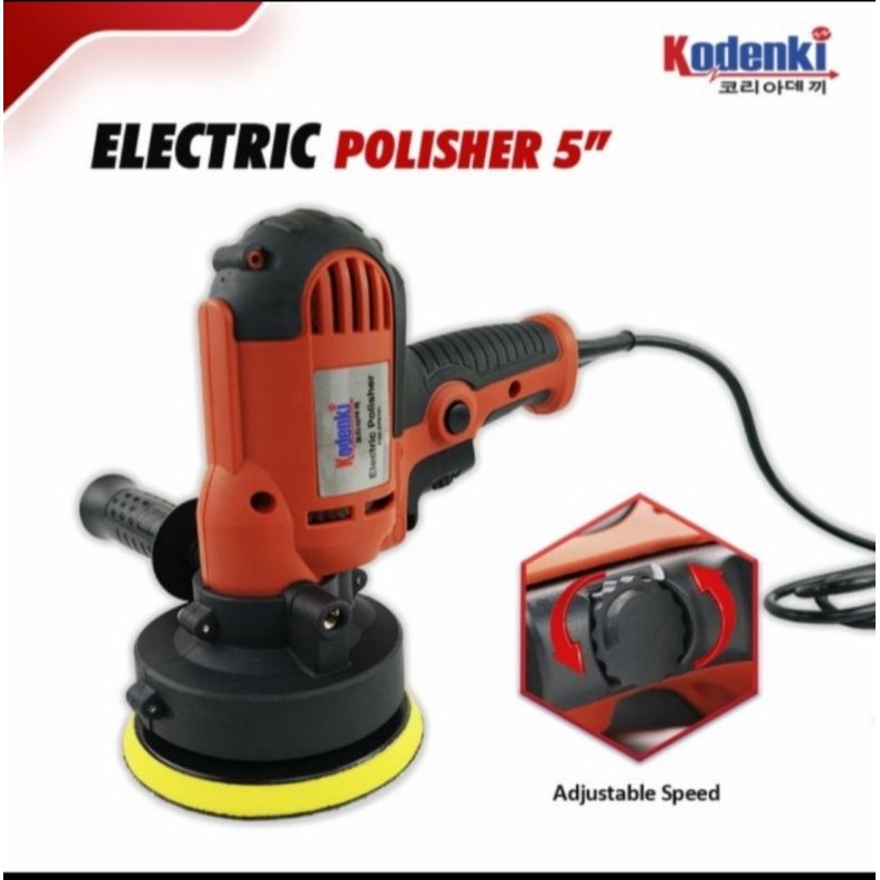 Kodenki mesin poles polisher 5 inch alat poles mobil motor