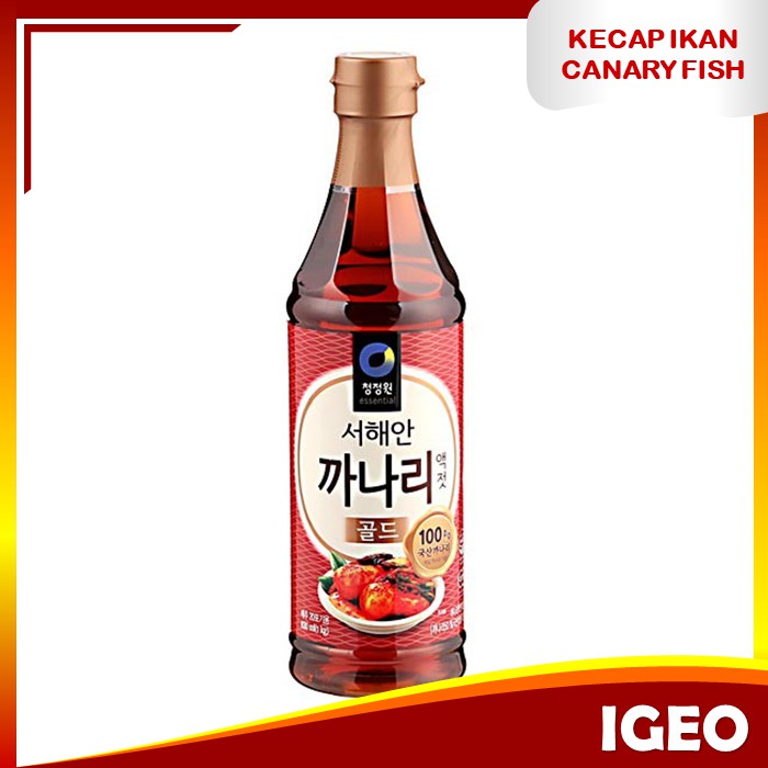Chung Jung One Saus Kecap Ikan Canary Sauce 500gr Import Korea Halal
