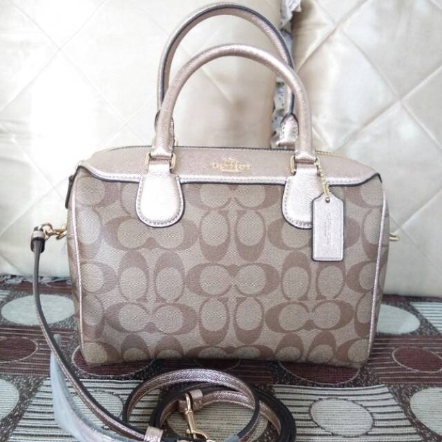 coach mini bennett rose gold