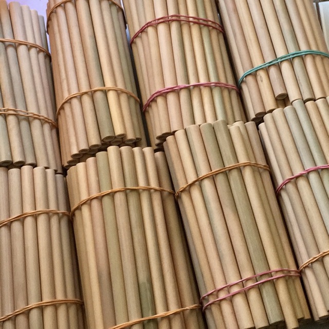 Sedotan Bambu Medium 1 kg isi 120 pcs ( Bamboo Straw )