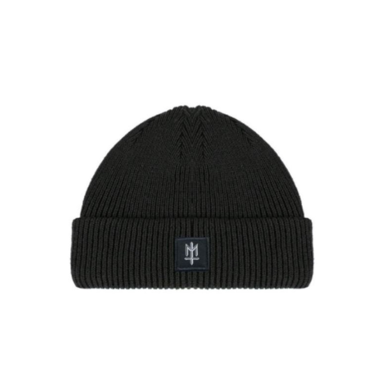 BEANIE HAT MATERNAL DISASTER BALCK BRIGEN