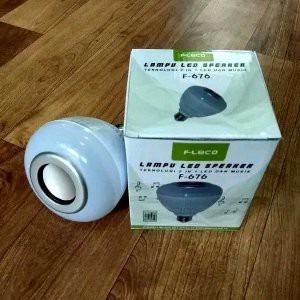 Speaker Bohlam Musik Bluetooth Fleco F 676 With Remote    Lampu Terang 3 Kelip   Suara Mantap Jerni
