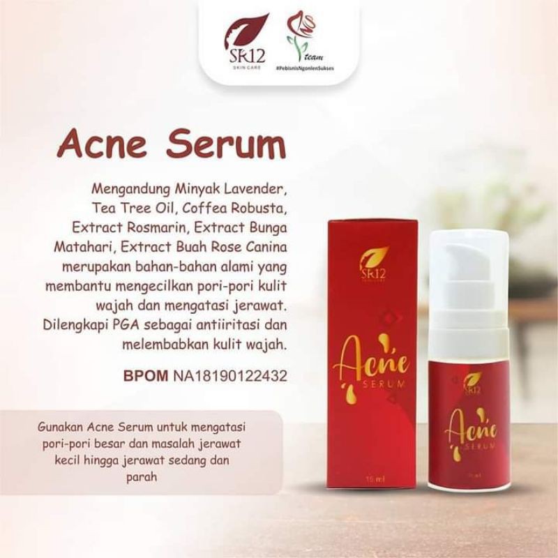 SR12 Acne serum obat jerawat obat jerawat ampuh jerawat batu