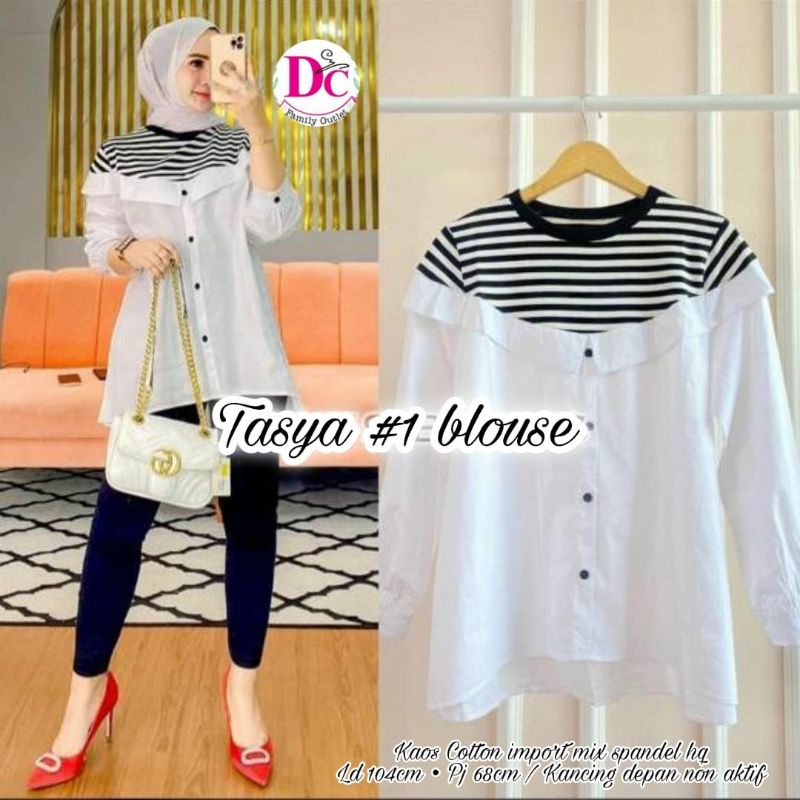 Tasya Blouse / Meyjaya Collection / Blouse Putih Meyjaya