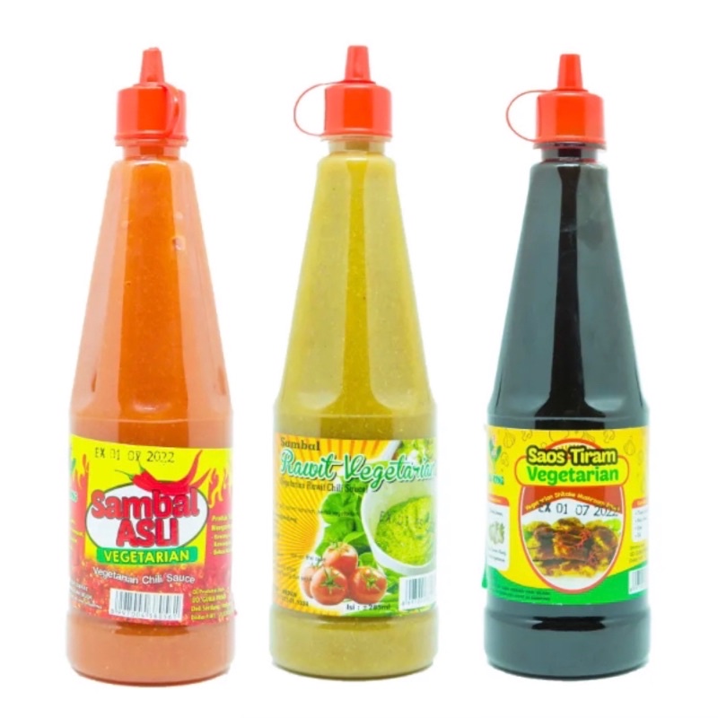 

Xuxing Saus Tiram Vegetarian 285ml / Xuxing Sambal Asli Vegetarian 285ml / Xuxing Sambal Rawit Vegetarian 285ml