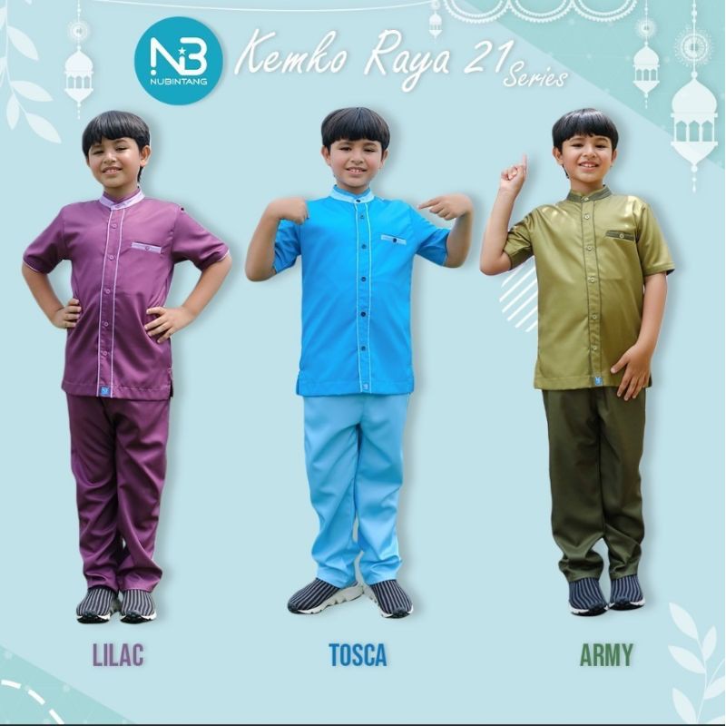 Koko Anak Laki-laki / Kemko Nubi / Kemko Raya / Setelan Koko Anak Laki-laki / Setelan Kemko / Set Ko