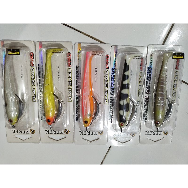 lure zerek flat Shad 5.0&quot;