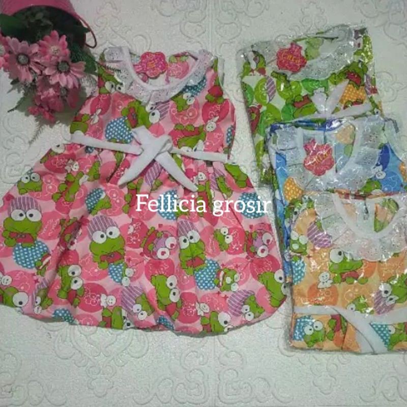 DRESS BALON KATUN ANAK//One Size//