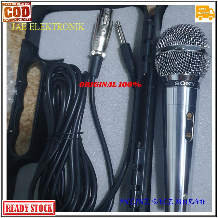 G509 SONY MIC KARAOKE G509 MICROPHONE KABEL DYNAMIC CABLE MIK PRO vocal vokal profesional mikrophone musik music audio sistem sound system panggung dj studio LEGENDARY  Dapet koper  Tidak pakai baterai langsung colok aja  BISA DIGUNAKAN KE SEGALA ALAT