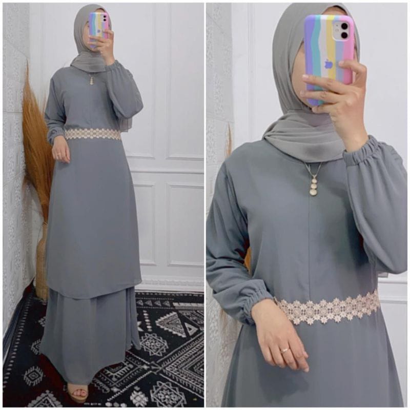 DENADA GAMIS KURUNG MALAYSIA RENDA BUSUI TERBARU/GAMIS CERUTY MALAYSIA
