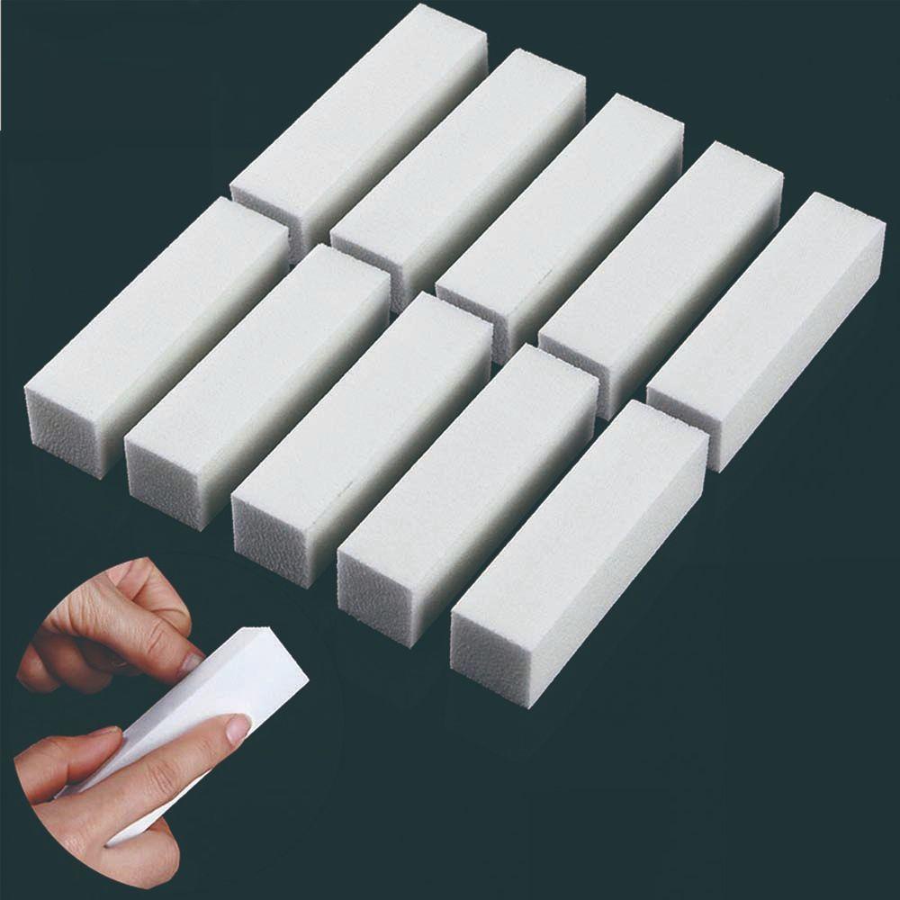 MXBEAUTY Nail Buffer Blocks Putih Tahan Lama Manicure Sanding Nail Buffer Files Set Nail Art Alat Kuku Gerinda