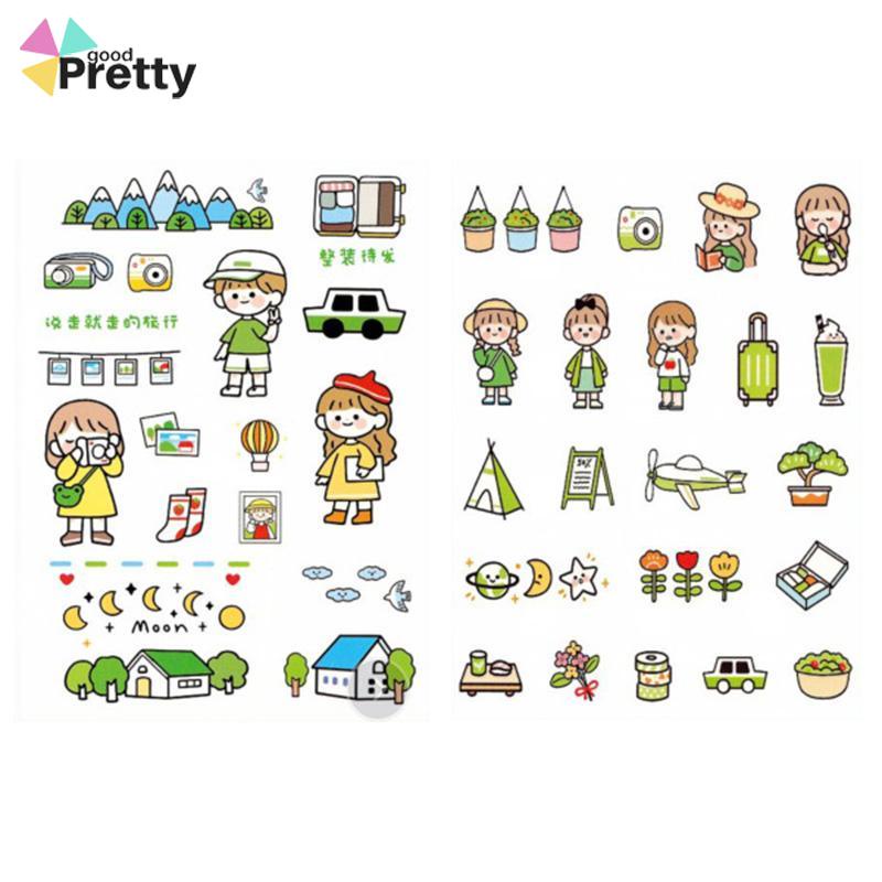 Stiker Motif Emoji Untuk Dekorasi Handphone / Diary DIY - PD