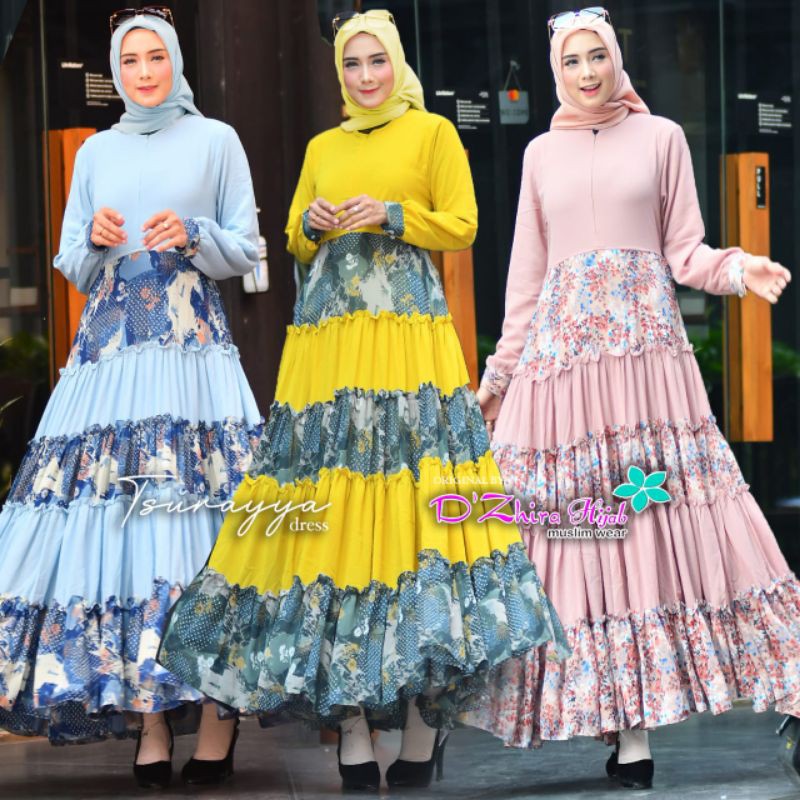 Tsurayya dress by D'zhira hijab original