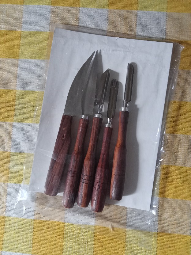 Pisau Ukir Buah / Pisau Garnish / Pisau Carving - 1 Set Isi 5 & 7 Pisau Super Quality