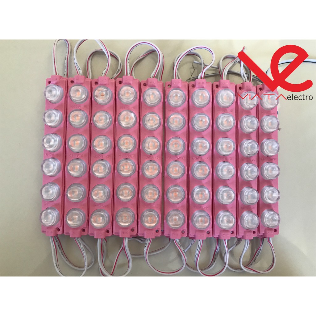 LAMPU LED MODUL 6 MATA BESAR DC 12V 6W TERMURAH SEJAGAD SHOPEE LED MODULE INJECTION 6 watt LED TRUK