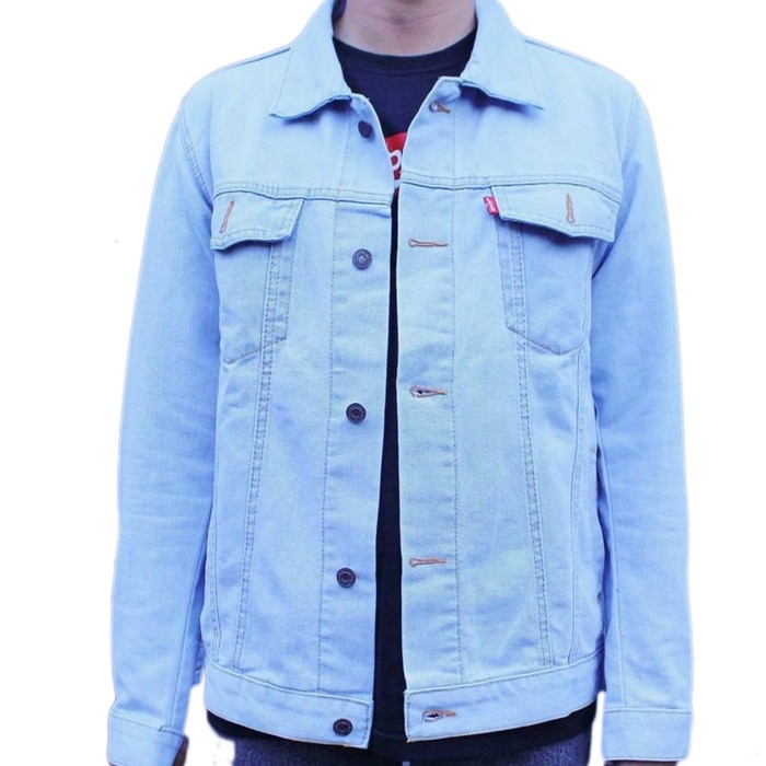 JAKET JEANS PRIA DENIM LEVI DISTRO KEREN TERBARU 2023 JAKET JINS COWOK DENIM TEBAL