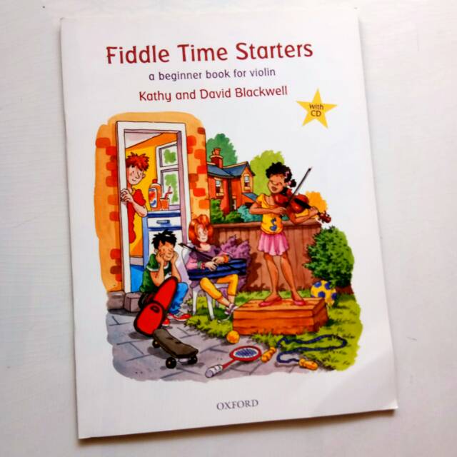 Fiddle Time Starters with CD buku biola beginner Fiddle Time Starter Kathy David Blackwell