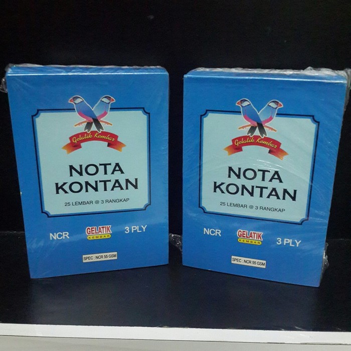 

Nota NCR Gelatik 3Ply