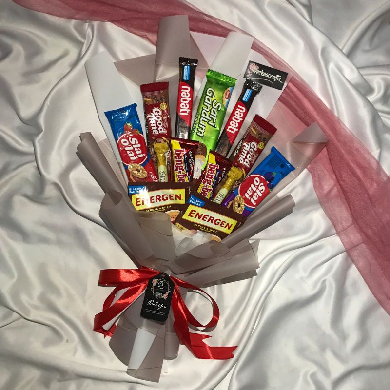 

BUCKET JAJAN / bouquet jajan mix ukuran Large