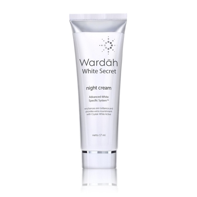 [EXP NOVEMBER 2023] Wardah White Secret Night Cream Tube 17ml