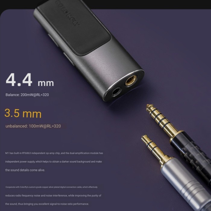 Colorfly CDA-M1 USB Type C DAC Dongle Android PC IOS Lightning CDA M1