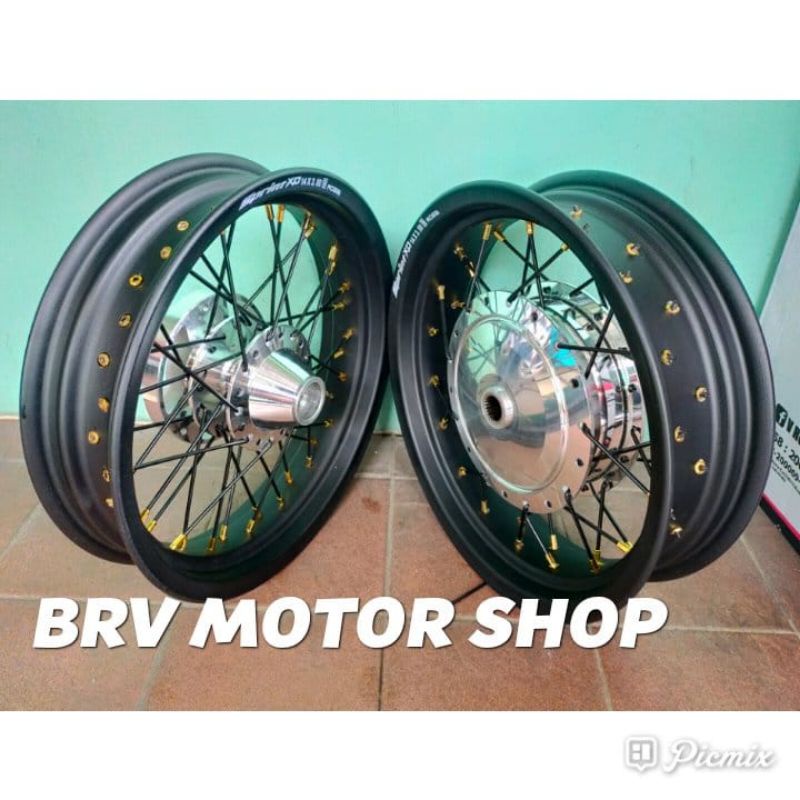 Velg Jari Nmax Dan Aerox 300-350+14 - Paket Velg Nmax 300-350+14