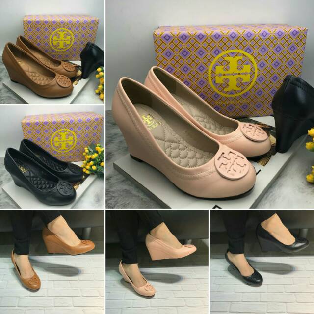 SEPATU WANITA TORY WEDGES IMPORT