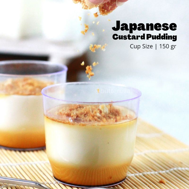 

Japanese Custard Pudding | BUTTEROLLA | Cup Size 150gr