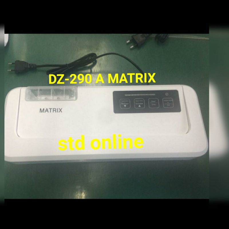 DZ-290 A vaccum sealer otomatis Matrix vacum makanan basah kering otomatis