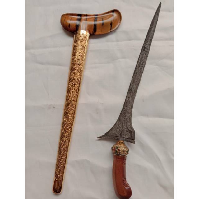 Keris Jalak Sumelang Gandring Pamor Wos Wutah