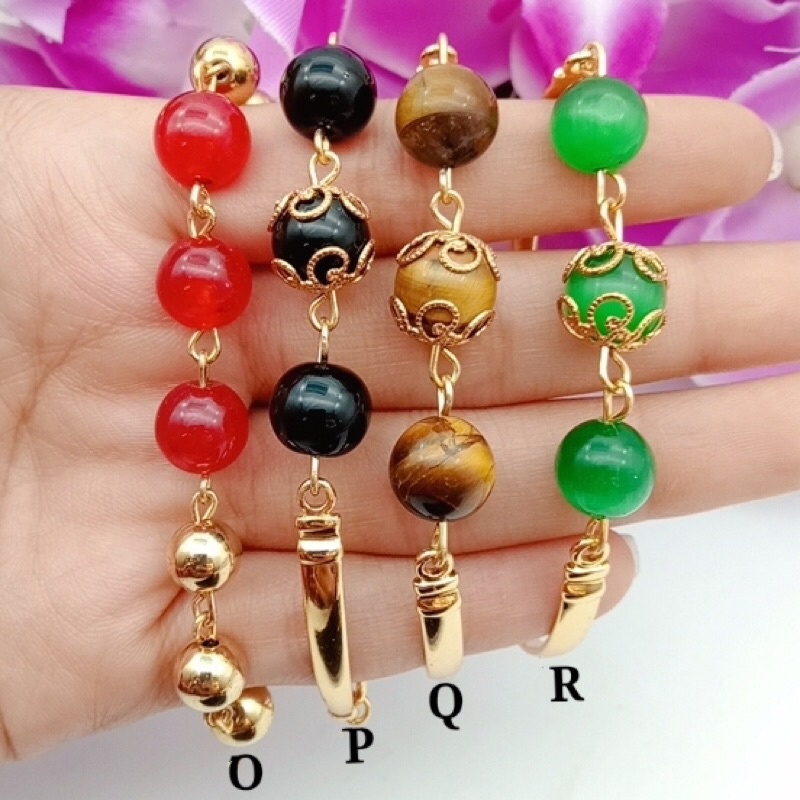 gelang wanita lapis emas permata giok terlaris star+