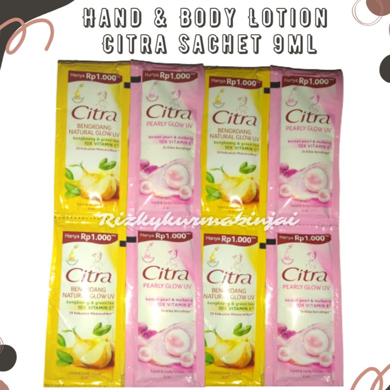Citra Hand body Lotion Sachet 9ml