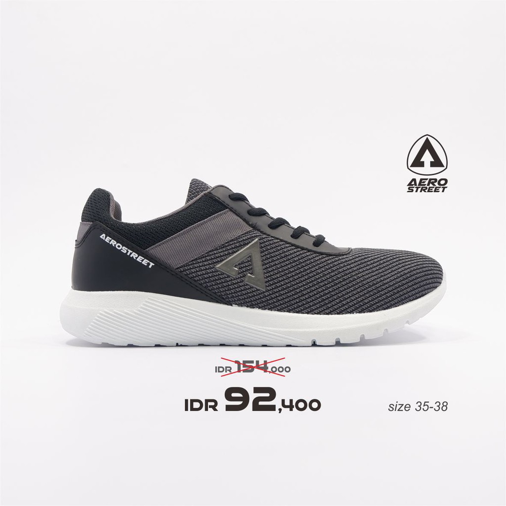 Aerostreet 35-38 Energy Abu - Sepatu Sneakers Casual Sport