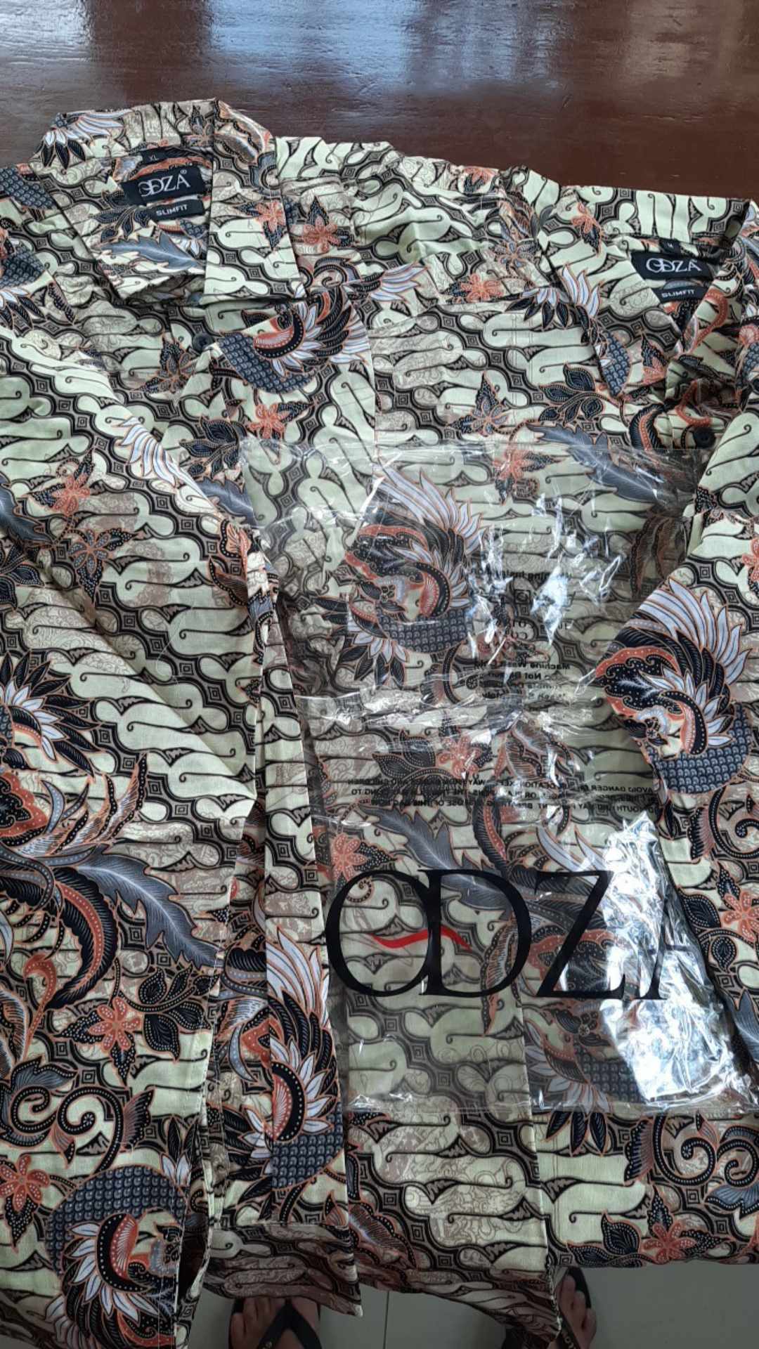 Odza Kemeja Batik Panjang Modern Slim Fit
