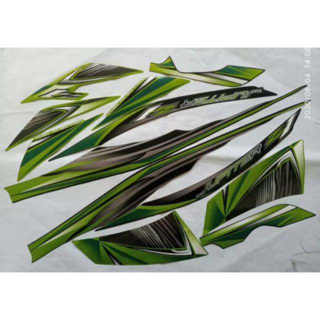 stiker striping lis les polet body jupiter z1 fi hijau