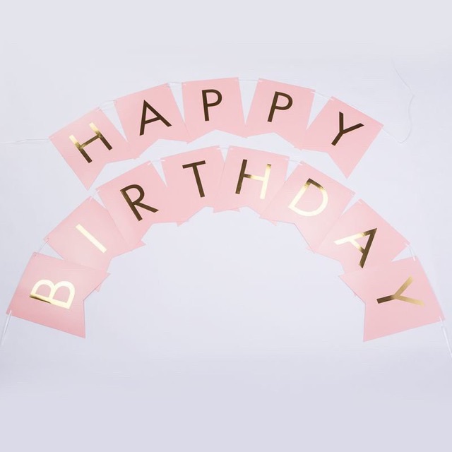 [MINI SET] BIRTHDAY Paket FANCY PINK TASSEL Dekorasi Backdrop Ulangtahun