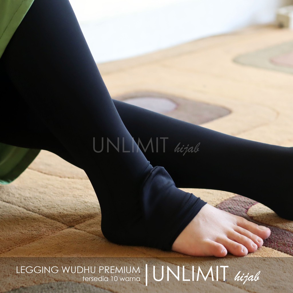 Legging Wudhu PREMIUM by UNLIMIT hijab | Leging Wudhu Muslimah Cantik Celana Wudhu Lejing Wudu Hijab