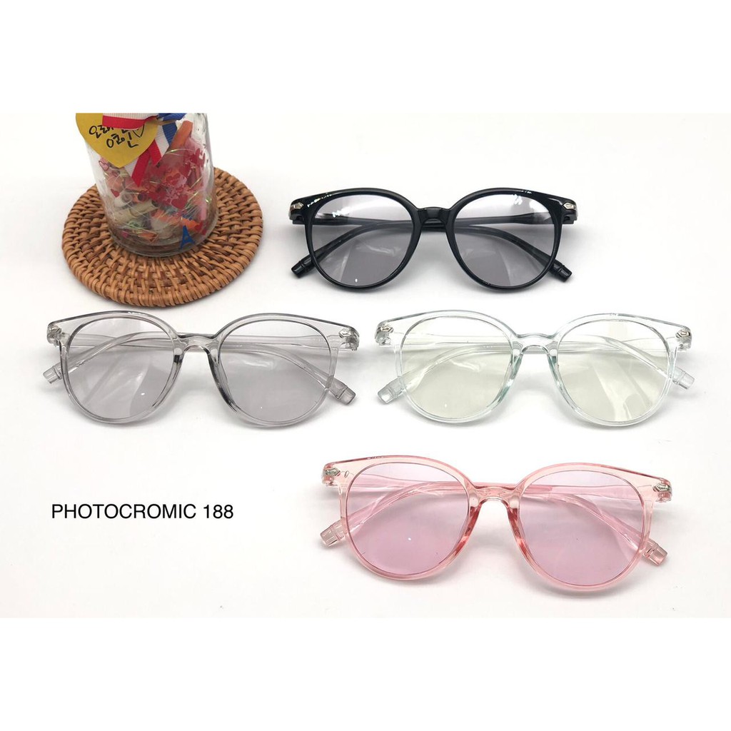 KACAMATA FRAME PHOTOCROMIC PC188 FULLSET TERMURAH