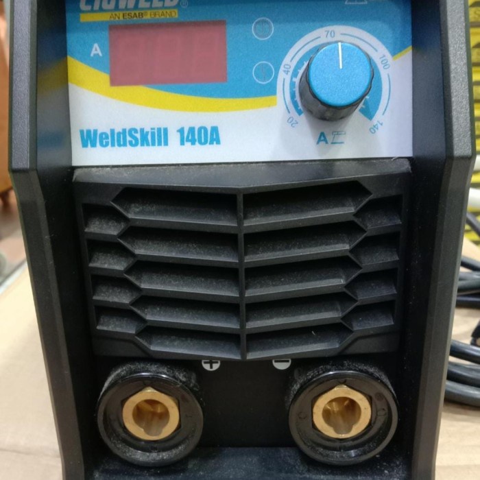 Mesin Las Inverter MMA  ARC  SMAW Cigweld Weldskill 140 A by ESAB Travo las welding
